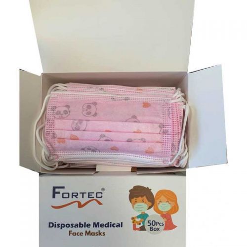 Free Gift Kids Medical Face Mask Pink Type I EN 14683:2019 50pcs/box