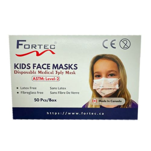Kids Medical 3ply Face Mask ASTM Level-2 Made in Canada