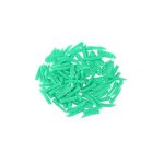 Disposable Plastic Wedges Green:  12*2*1.8 mm 100 Pcs/Box