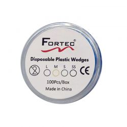 Disposable Plastic Wedges Purple 16*2.6*2.4 mm 75Pcs/Box