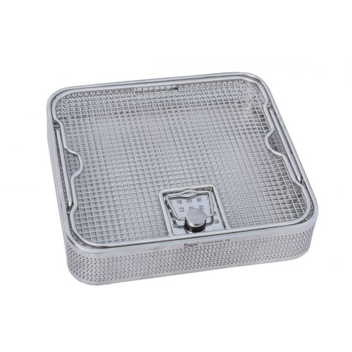 Mesh Perforated Tray with LID 250mm x 240mm x 50mm