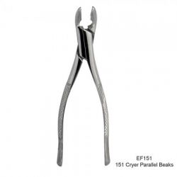 151 Cryer Forceps (Parallel Beaks) Lower Incisors, Canines Premolars & Roots
