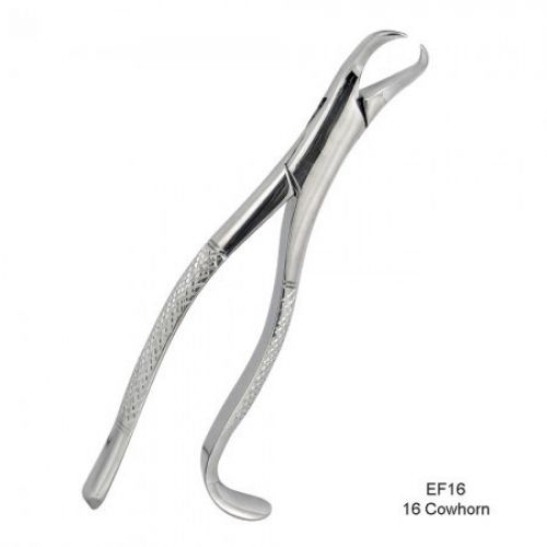 16 Cowhorn Forceps 1st & 2nd Lower Molars