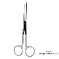 21 Straight Pointed General Surgical Scissors (14.5cm)