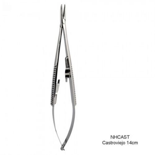 Castroviejo Straight Locking Needle Holder (14cm)