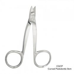 Curved Pedo Crown and Gold Scissors (9cm)